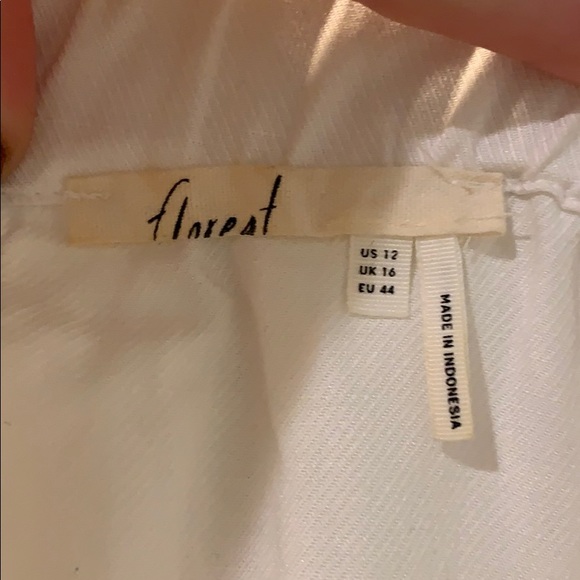 Floreat blouse off shoulder WHITE - Picture 6 of 6